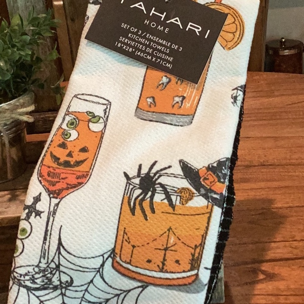 Halloween Kitchen Towels - set of 3